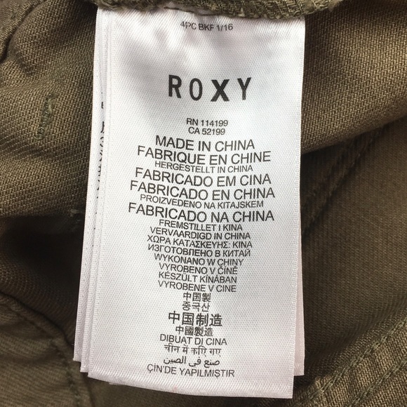 ➡️ROXY Lace Trim Button Fly Short Size 24 - Picture 6 of 9